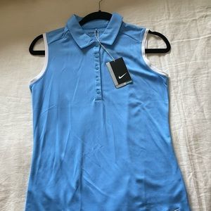 Nike Golf Dri-Fit sleeveless top.